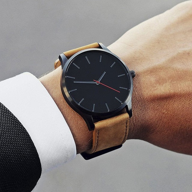 2019 NEW Luxury Brand Men Sport Watches Men's Quartz Clock Man Army Military Leather Wrist Watch Relogio Masculino Drop shipping - NhanDangVan